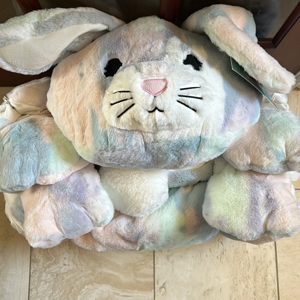Bunny rabbit sleeping bag
